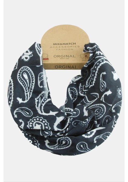 Depomix Çini Desenli Bandana Boyunluk-Renkli