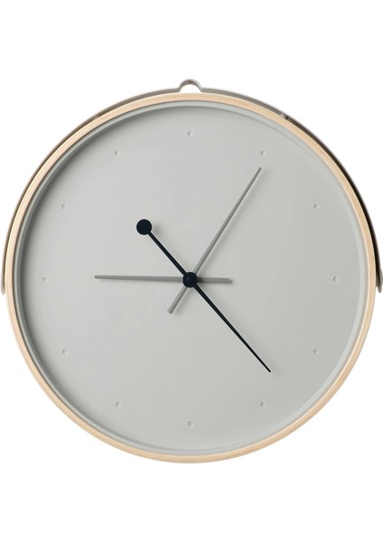 Rotblöta Duvar Saati Açık Gri 42 Cm