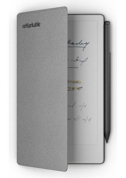 Paper Pro Move + Marker Plus Kalem + Polimer Dokuma Gri Kılıf fiyatları