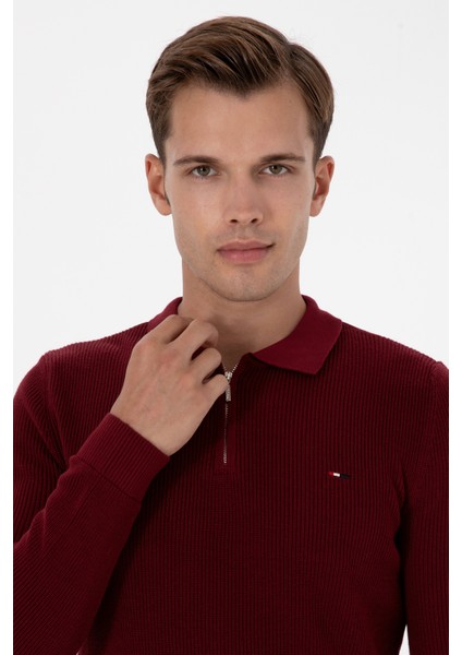 Erkek Bordo Kazak /triko 50313685-VR014 fiyatları