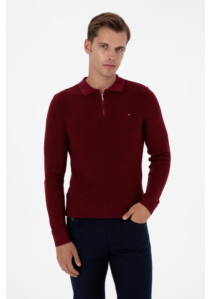 Erkek Bordo Kazak /triko 50313685-VR014 modelleri