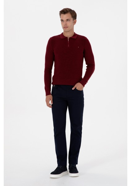 Erkek Bordo Kazak /triko 50313685-VR014 fırsatları