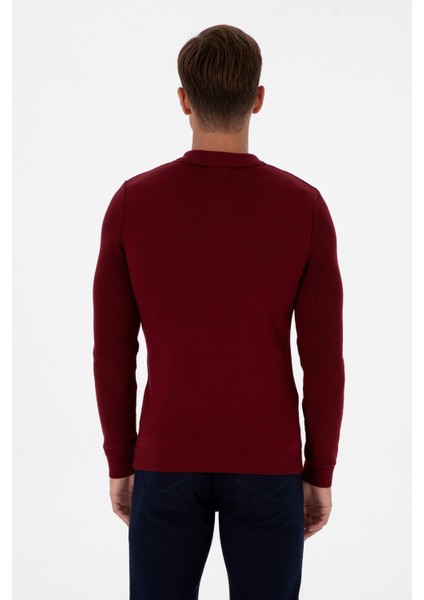 Erkek Bordo Kazak /triko 50313685-VR014 indirimleri