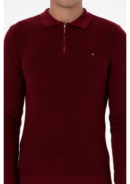 Erkek Bordo Kazak /triko 50313685-VR014