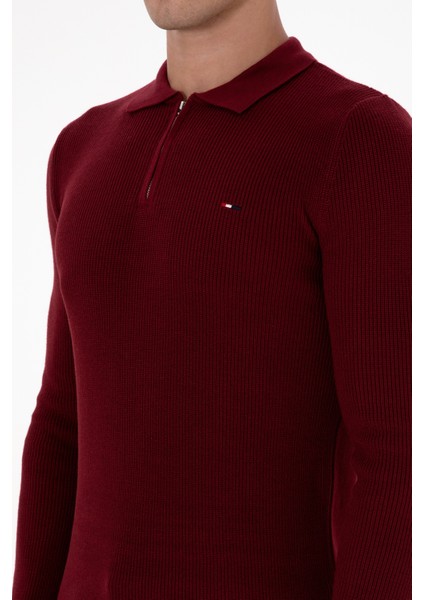 Erkek Bordo Kazak /triko 50313685-VR014