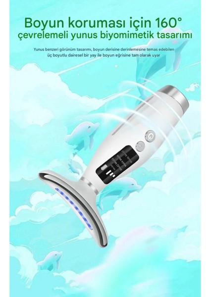 7 Program Boyun ve Yüz Gıdık Sarkma Kırışıklık Ems Güzellik ve Yüz Masaj Cihazı fırsatları