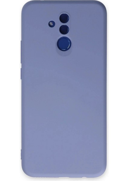 Huawei Mate 20 Lite Kılıf Nano Içi Kadife Silikon - Lila
