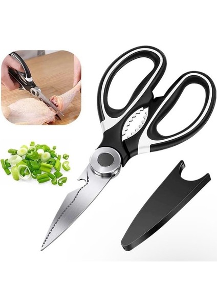 Paslanmaz Çelik Çok Amaçlı Korumalı Mutfak Makası