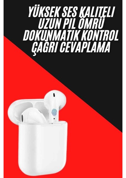 Msa-Shop Yeni Nesil Çift Mikrofonlu Dokunmatik Kablosuz Bluetooth Kulaklık