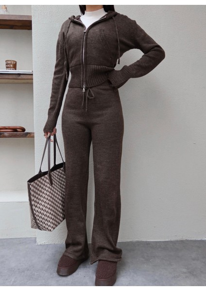 Çift Fermuarlı Triko Takım modelleri