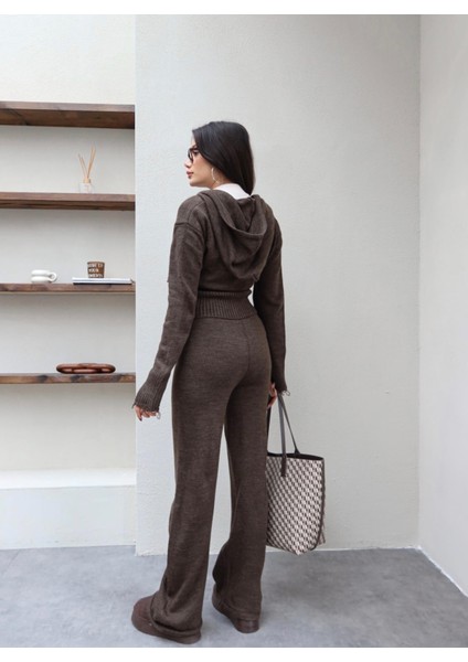 Çift Fermuarlı Triko Takım indirimleri