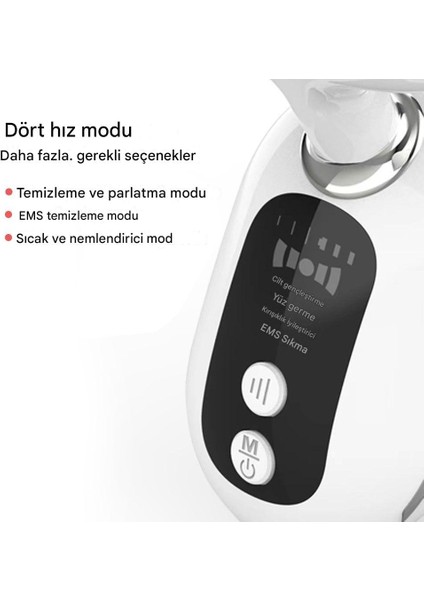 3 Program Boyun ve Yüz Gıdık Sarkma Kırışıklık Ems Güzellik ve Yüz Masaj Cihazı modelleri