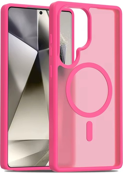 Depomix Joko Samsung Galaxy S25 Ultra Jota Magsafe Kapak - Rose