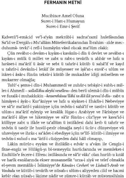 Mucibince Amel Oluna - Türk Matbaa Tarihi 1 - Matbaa Kurulurken / Ötüken Neşriyat