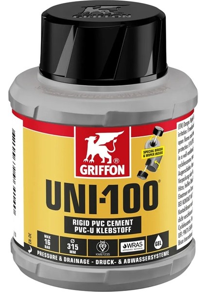 Pvc Boru Yapıştırıcısı 1 Litre UNI-100 Grıffon