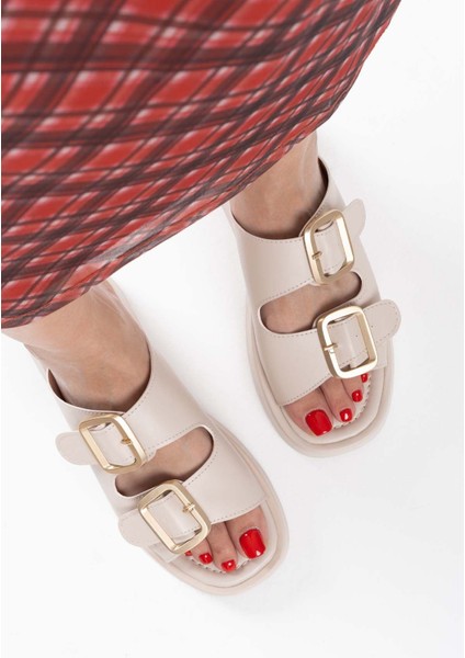 Modaserdem Nare Bej Cilt Terlik modelleri