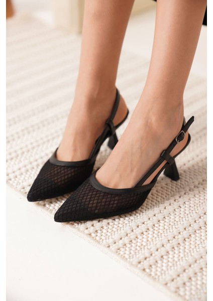 Modaserdem Winstey Kadın Siyah Topuklu Ayakkabı fiyatları