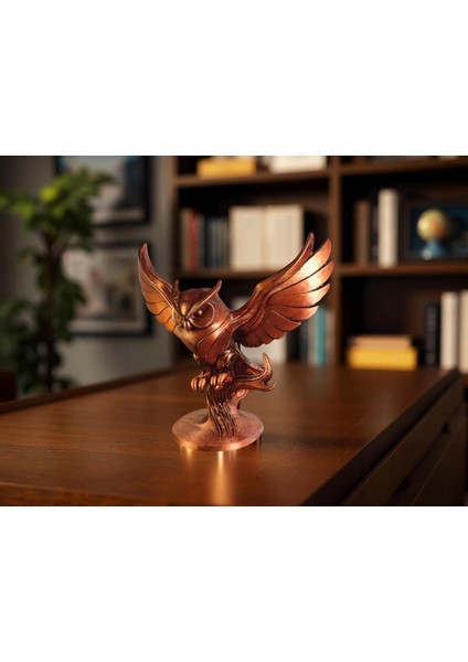 Bronz Baykuş Figürü – Sessiz Gücün ve Bilgeliğin Sembolü | Premium modelleri