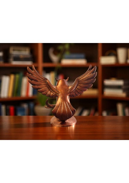 Bronz Baykuş Figürü – Sessiz Gücün ve Bilgeliğin Sembolü | Premium