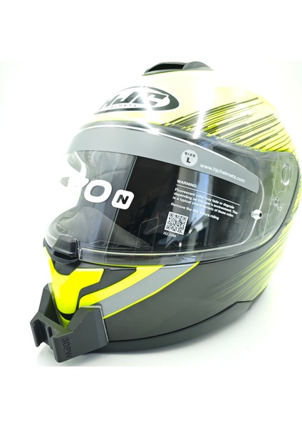 Hjc C70 / C70N Kask Uyumlu Chinmount Aksiyon Kamera Çene Bağlantı Aparatı Seti indirimleri