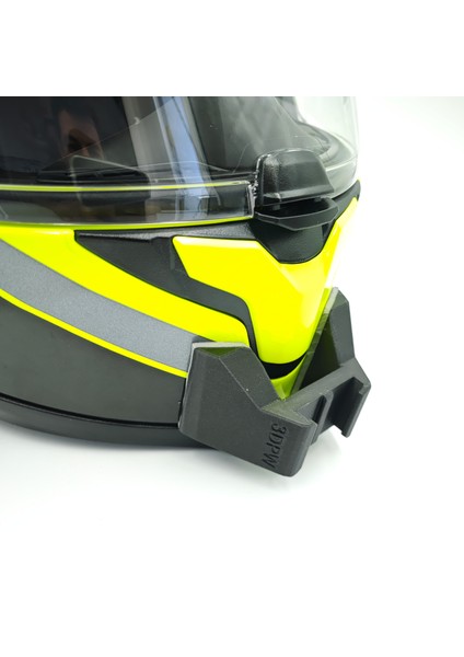 Hjc C70 / C70N Kask Uyumlu Chinmount Aksiyon Kamera Çene Bağlantı Aparatı Seti