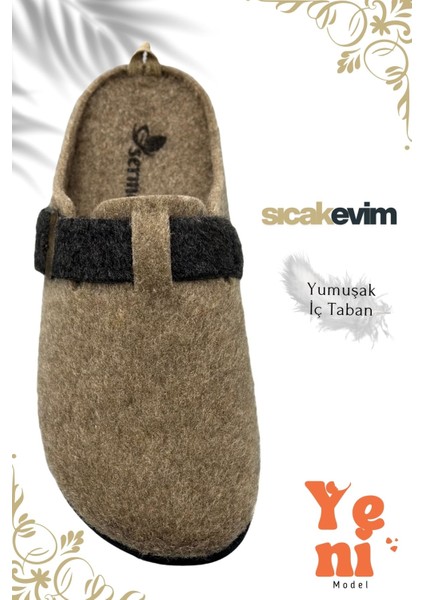 Kadın Kışlık Ev Terliği – Sıcak Tutan, Hafif ve Dayanıklı Şık Peluş Terlik Vizon Siyah modelleri