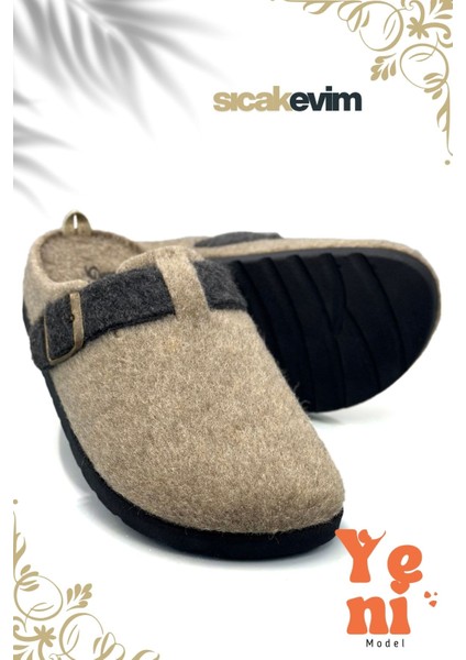 Kadın Kışlık Ev Terliği – Sıcak Tutan, Hafif ve Dayanıklı Şık Peluş Terlik Vizon Siyah