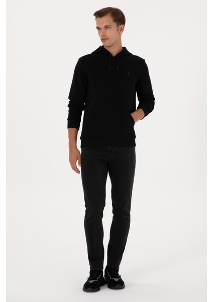 Erkek Siyah Sweatshirt 50313720-VR046 fırsatları