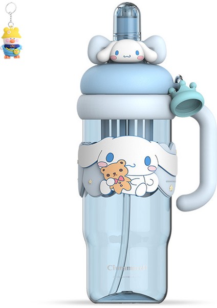 Sanrio Bobo Buz Ba Uzay Kupası Öğrenci Taşınabilir Büyük Kapasiteli Su Isıtıcısı Sevimli Kız Özel Pipetli Bardak (Yurt Dışından)