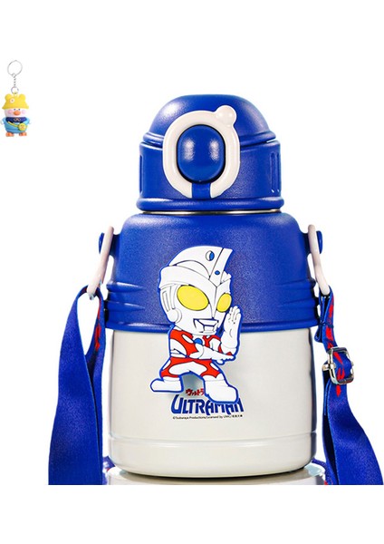 Ultraman Çocuk Termos Bardağı Okul Için Erkek Çocuk Büyük Kapasiteli Gıda Sınıfı 316 Pipetli Bardağı Ilkokul Öğrencileri Su Bardağı (Yurt Dışından)