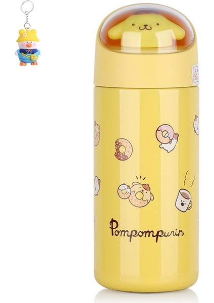 Sanrio Bebek Termos Bardağı Sevimli Karikatür Tarçın Köpek Erkek ve Kız Çelik Su Bardağı Çilek Ayı Direkt Içme Bardağı (Yurt Dışından)