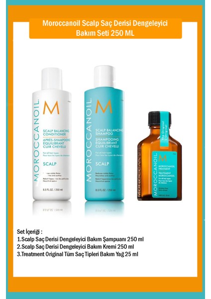 Scalp Saç Derisi Dengeleyici Bakım Seti 250 ml