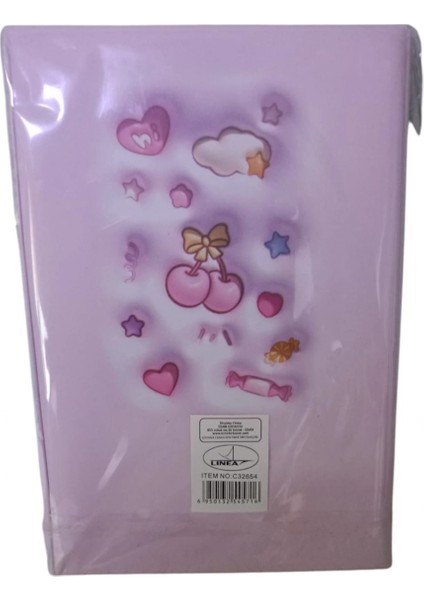 Puffy Kabartma Yüzey ( 14*20 Cm) 80 Yaprak Renkli Çizgili Hatıra Defteri ( Pink Unicorn ) fırsatları
