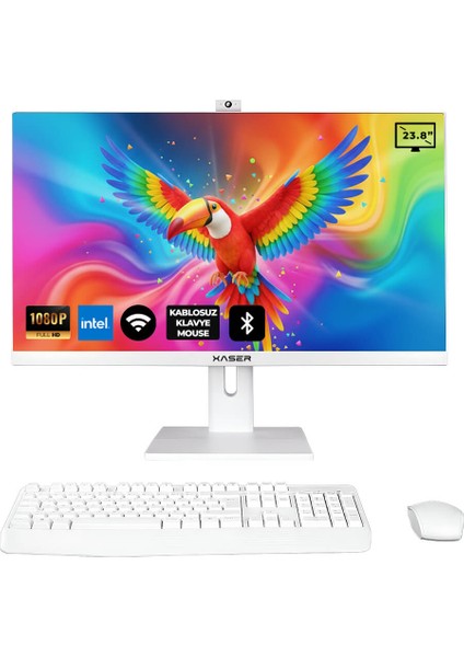 XS105 I5 6400 16GB Ram 256GB SSD 23.8" Webcam + Wifi+ Bt All In One Bilgisayar