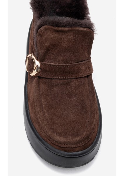 Kadın Bilek Boy Içi Tüylü Bot Gerçek Deri Rc 604 Kahverengi fiyatları