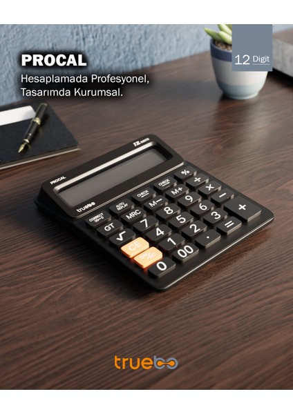 Procal Profesyonel Siyah Hesap Makinesi indirimleri