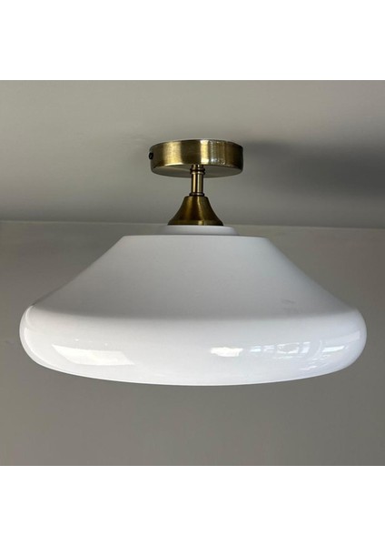 Solitra Beyaz Piramit Plafonyer Başlık Tekli Avize Sarkıt Ofis Showroom Salon Mutfak Avizeleri fiyatları