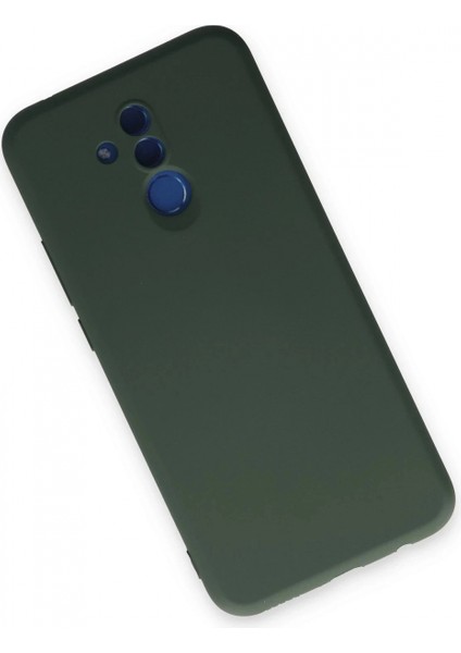 Huawei Mate 20 Lite Kılıf Nano Içi Kadife Silikon - Koyu Yeşil modelleri
