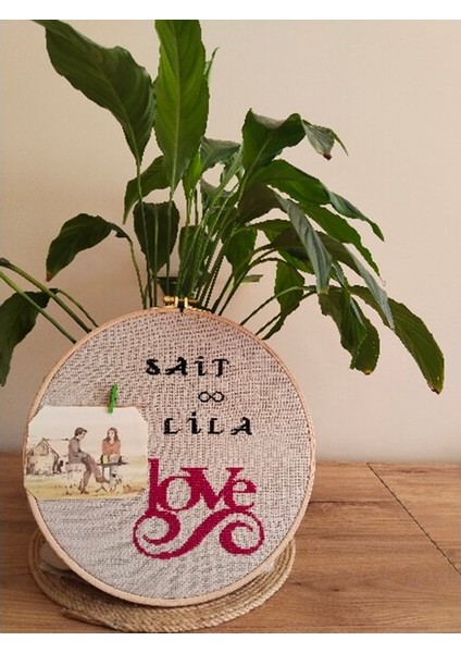 Sevgili Ye Hediyelik Etamin Pano - Kişiye Özel