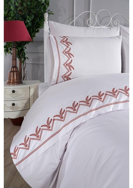 Yuliana Nakışlı 6 Parça Nevresim Takımı Krem fiyatları