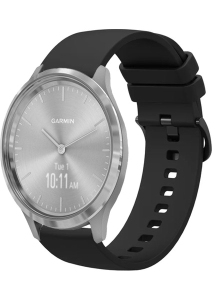 Garmin Vivomove 3 ile Uyumlu Kordon Jel Silikon Tokalı Kayış