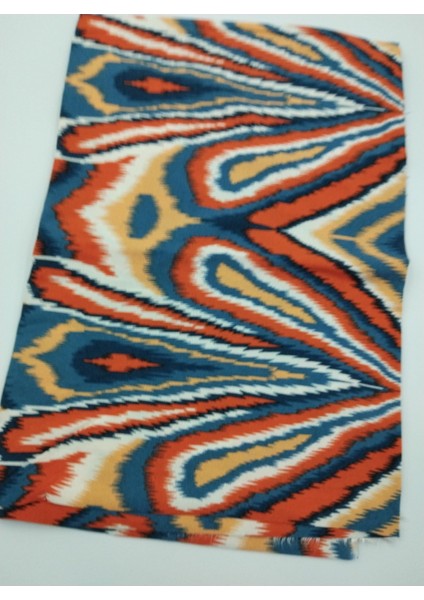 Renkli Chevron Pamuk‑viskon Kumaş – Yumuşak, Hafif Malzeme | 150 cm Genişlik – ELNV36 fırsatları