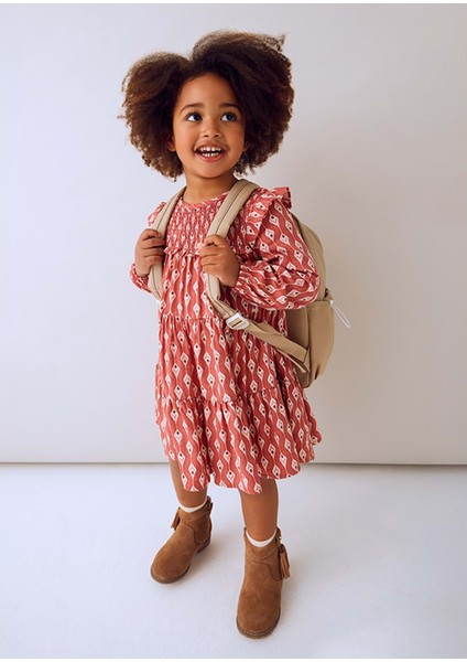 Kız Çocuk Elbise - Mayoral - Renkli - 4 Yaş - 4912--RENKLİ-4 Yaş