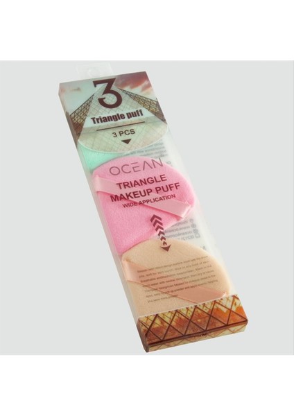 Msa-Shop Ocean 3 Adet Oval Makyaj Süngeri-Renkli fiyatları