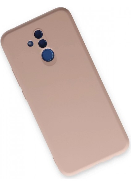 Huawei Mate 20 Lite Kılıf Nano Içi Kadife Silikon - Pudra modelleri