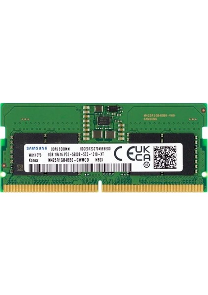 8 GB Ddr5 5600 Mhz Sodımm Kutusuz