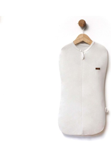 Gizli Fermuarlı Kolsuz Armut Kundak - Ekru - 50 cm -0 Ay - FLE151008-EKRU-50 cm -0 Ay Ekru