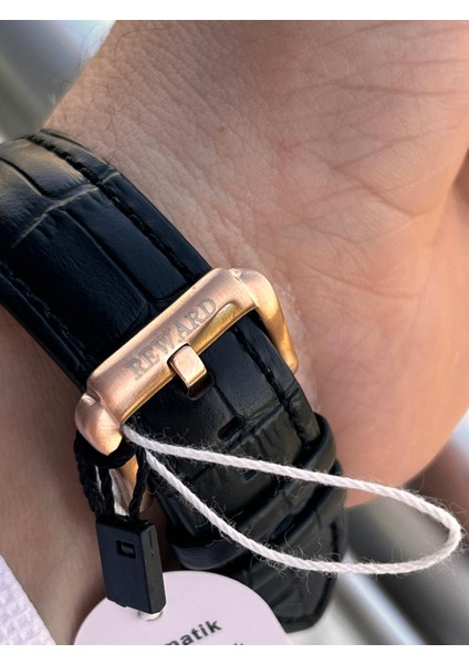 Italyan Bileklik Hediyeli Deri Kordon Otomatik Mekanizma 5 Atm Erkek Kol Saati W.142270.1 indirimleri