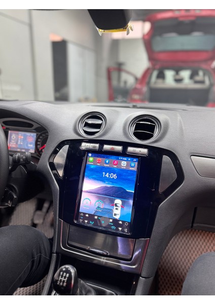 Ford Mondeo 2007-10 Tesla Uyumlu Androıd Multimedya Gerçek 2/32 Kablosuz Carplay Geri Görüş Kameralı modelleri