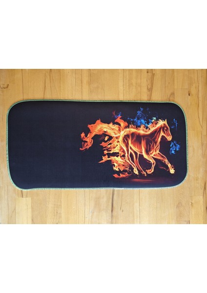 70X30 cm Fosforlu Dikiş At Horse Kaydırmaz Taban Speed Yüzey Oyuncu Mouse Pad Gaming Pad